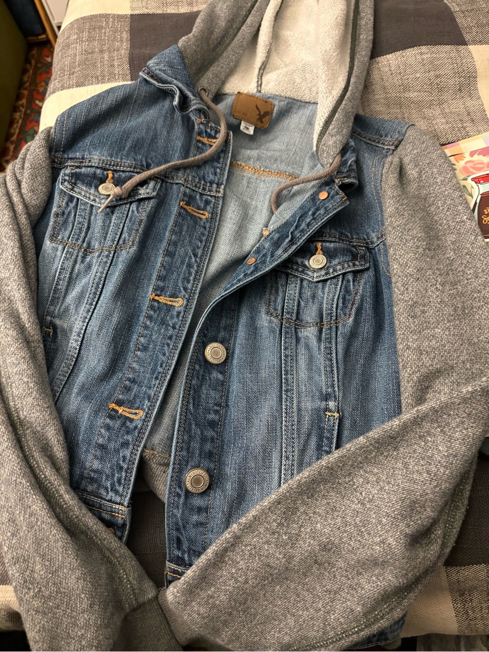American Eagle Jacket with Hoodie